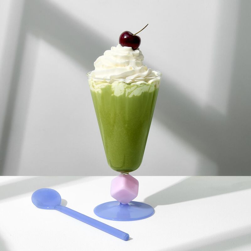 Fazeek Cube Sundae Glass + Spoon image number 1